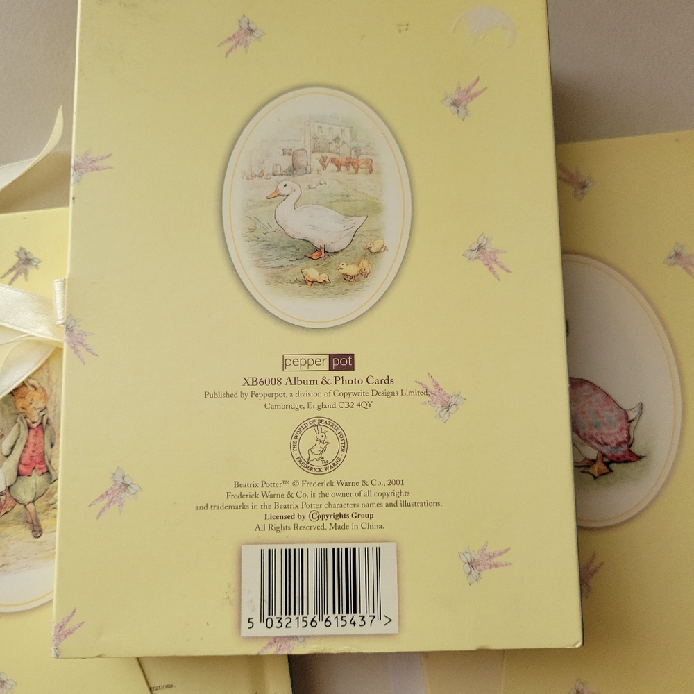 Jemima Puddle-Duck Yellow Journal & Photo Card Sets (2) ~ Beatrix Potter ~ Cute! - Picture 9 of 13